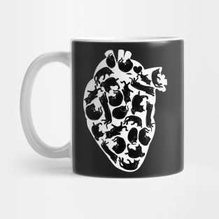 My heart beats for cats Mug